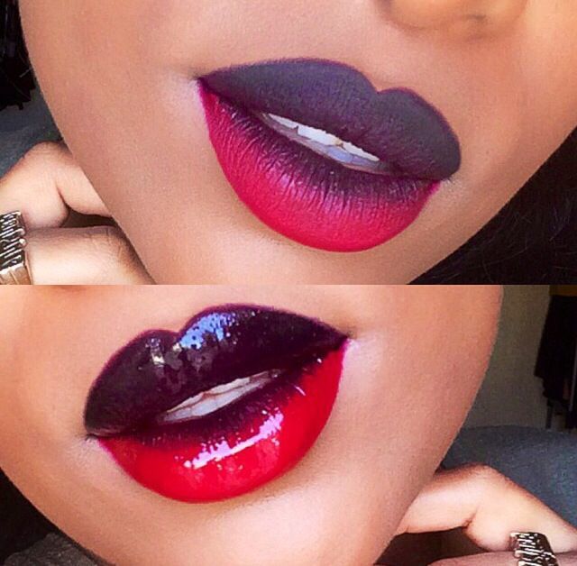 Tricks and tips on how to do Ombre Lips Lipstick Make Up